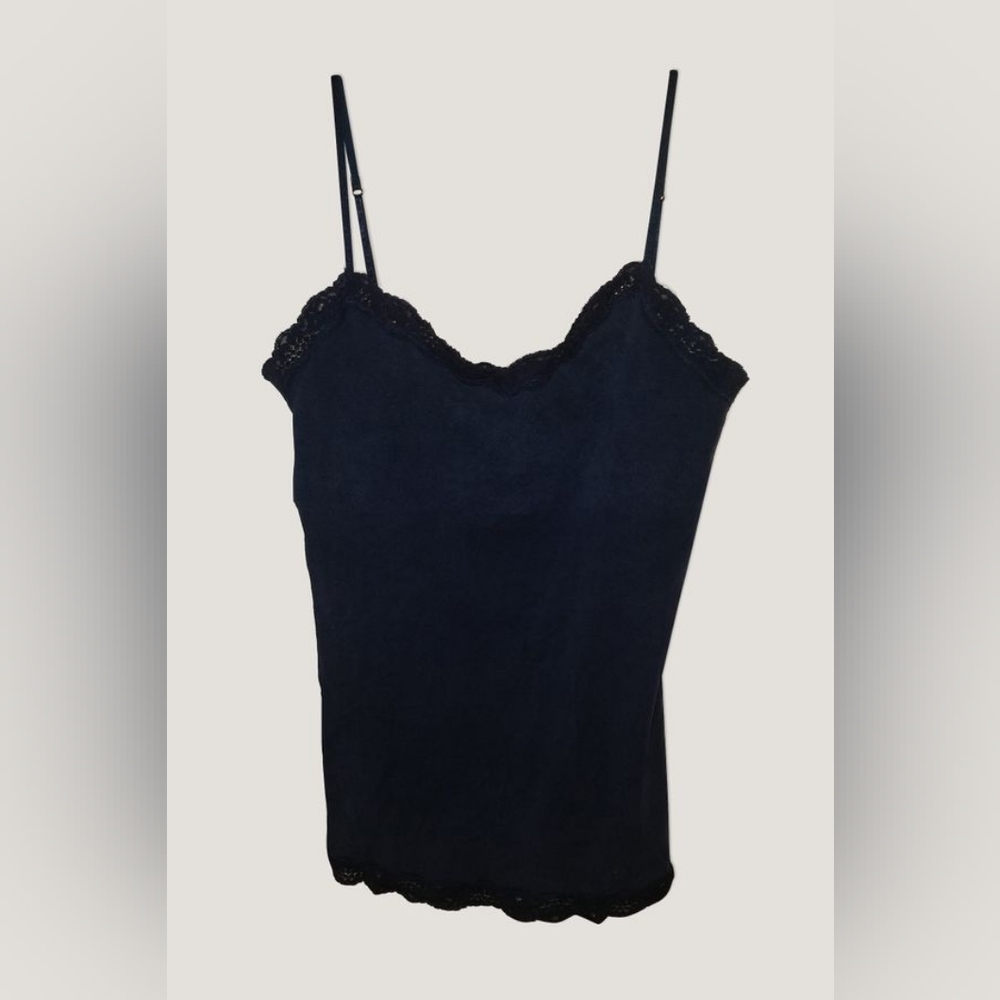 Navy Blue Lace Cami
